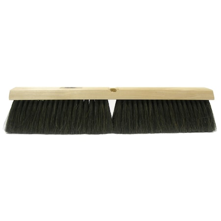 Weiler 24" Fine Sweep Floor Brush Black Horsehair & Polypropylene Fill 42014